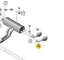 9Y0253823BM - Exhaust: Tail Pipe for Porsche Image