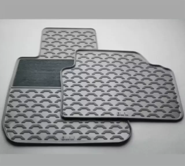51472336599 - Interior: Rubber Floor Mats With Carpeted Heel Pad for BMW: 328i, 328i xDrive, 330i, 335d, 335i, M3 Image