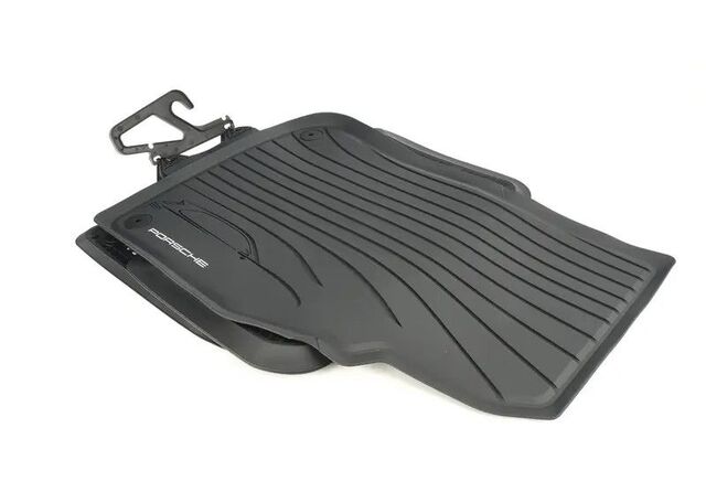 9Y00448011E0 - Interior: All-Weather Floor Mats - Black for Porsche Image