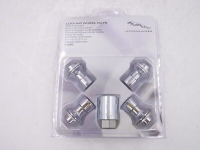 C2S17485 - Wheels: Locking Wheel Nuts - Chrome for Jaguar: F-Type, S-Type, X-Type, XE, XF, XJ, XJR, XJR575, XK Image