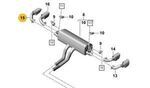 9Y0253824DS - Exhaust: Tailpipe for Porsche Image