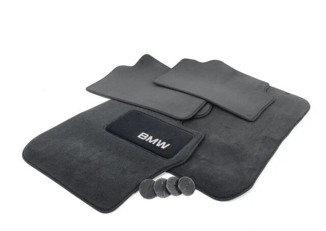 82112293527 - Interior: Carpeted Floor Mats With Bmw Lettering On Heel for BMW: 328i xDrive, 328xi, 330xi, 335i xDrive, 335xi Image