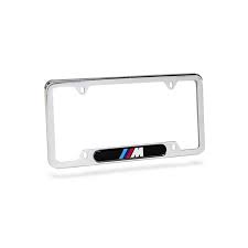 82120010405 - Exterior: License Plate Frame, M Logo for BMW: 128i, 135i, 135is, 228i, 228i xDrive, 230i, 230i xDrive, 320i, 320i xDrive, 328d, 328d xDrive, 328i, 328i xDrive, 330e, 330i, 330i GT xDrive, 330i xDrive, 335i, 335i GT xDrive, 335i xDrive, 335is, 340i, 340i GT xDrive, 340i xDrive, 428i, 428i xDrive, 430i, 430i Gran Coupe, 430i xDrive, 435i, 435i xDrive, 440i, 440i xDrive, 528i, 528i xDrive, 530i, 530i xDrive, 535d, 535d xDrive, 535i, 535i GT, 535i GT xDrive, 535i xDrive, 540d xDrive, 540i, 540i xDrive, 550i, 550i GT xDrive, 550i xDrive, 640i, 640i Gran Coupe, 640i xDrive, 640i xDrive Gran Coupe, 640i xDrive Gran Turismo, 650i, 650i Gran Coupe, 650i xDrive, 650i xDrive Gran Coupe, 740e xDrive, 740i, 740i xDrive, 740Li, 740Li xDrive, 750i, 750i xDrive, 750Li, 750Li xDrive, 760Li, 840i, 840i Gran Coupe, Alpina B6 xDrive Gran Coupe, Alpina B7, M2, M235i, M235i xDrive, M240i, M240i xDrive, M3, M340i, M4, M440i Gran Coupe, M5, M550i xDrive, M6, M6 Gran Coupe, M760i xDrive, M8, X1, X2, X3, X4, X5, X6, X7, Z4 Image