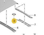 4330098 - : Rear Header Spacer for Porsche Image