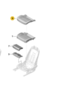 95B881405BHDZ0 - : Seat Cover for Porsche Image