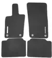 9718644359M0 - Interior: Carpet Floor Mats with Nubuk Surround - Black for Porsche Image