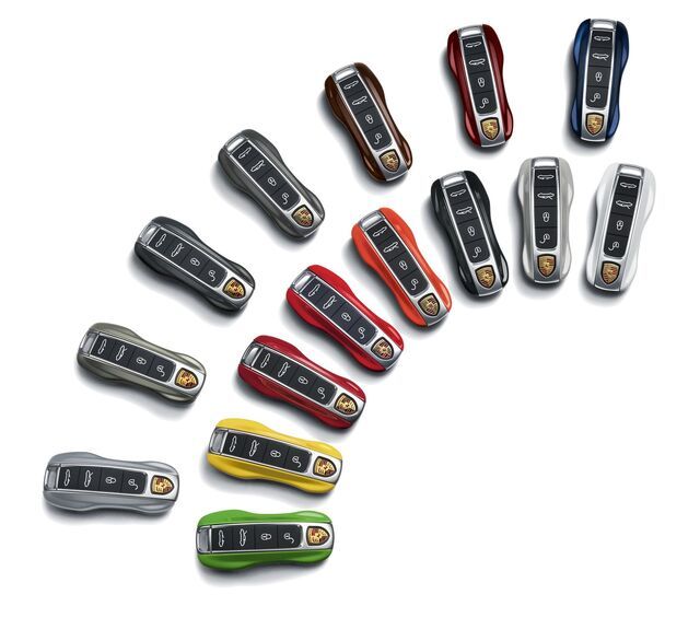 971044801M6S - Interior: Painted Vehicle Key Cap for Porsche Image