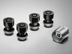 VPLGY0104 - Wheels: Locking Wheel Nuts - Gloss Black finish for Land-Rover Image