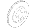 34106891080 - Brakes: Rotor for BMW: 228i Gran Coupe, 228i xDrive Gran Coupe, M235i xDrive Gran Coupe, X1, X2 Image