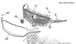 84739632 - Body: Grille Assembly for Buick: Enclave Image