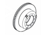 G2MZ2V026ASA - : ROTOR ASY - BRAKE for Ford Image