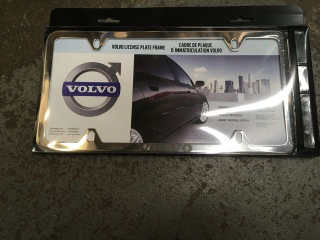8640262 - Exterior: License Plate Frame for Volvo: EC40, EX30, EX40, EX90, S60, S90, V60, V90, V90 Cross Country, XC40, XC60, XC90 Image