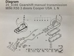 25117547366 - Manual Transmission: Shift Control Cable for Mini Image