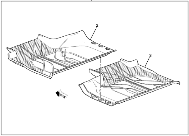 84646720 - Interior: Second-Row Interlocking Premium All-Weather for GM Image