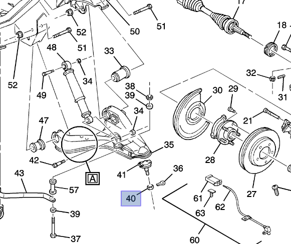 3983037 - Suspension: Lower Control Arm for Chevrolet: Blazer, S10 | GMC: Jimmy, Sonoma | Oldsmobile: Bravada Image