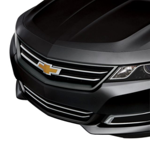 22985029 - Exterior: Grille in Chrome with Black Surround and Bowtie Logo for Chevrolet: Impala Image
