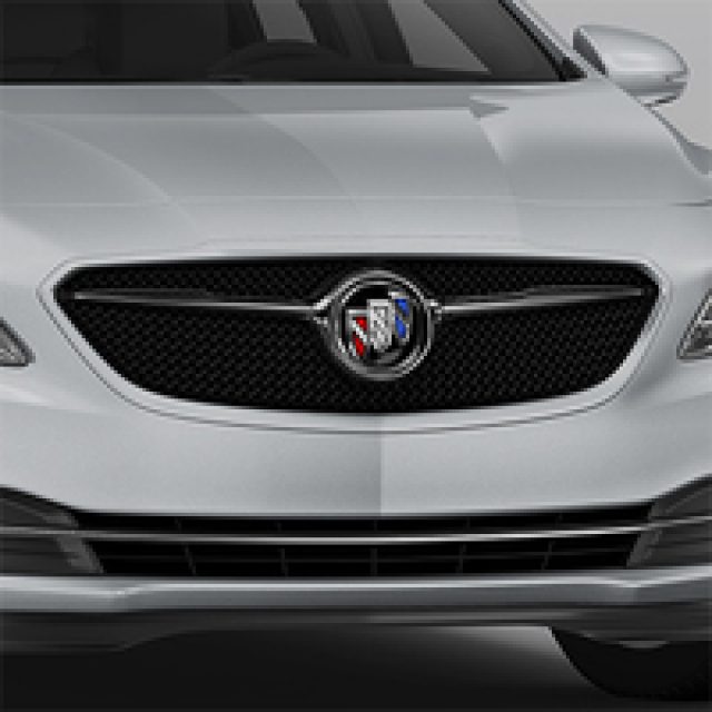 26213298 - : Upper Grille in Chrome with Satin Steel Metallic Surround and Buick Logo for GM Image