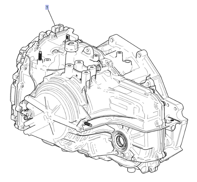 19331877 - Automatic Transmission: Trans-axle for Chevrolet: Equinox | GMC: Terrain Image