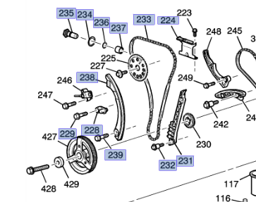 12680750 - Engine: Engine Timing Set for Buick: LaCrosse, Regal, Verano | Chevrolet: Captiva Sport, Equinox, Impala, Malibu | GMC: Terrain Image