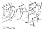 20998402 - Body: Rear Weather-strip for GM Image