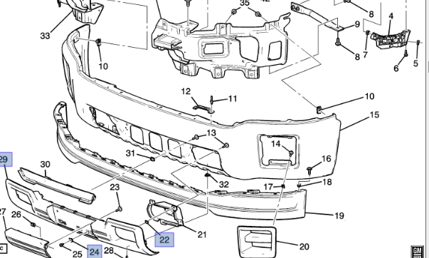 22902313 - : SKID PLATE ( #29 SILVER IN COLOR, NOT BLACK LIKE THE DESCRIPTION SAYS) for GMC: Sierra 1500 Image