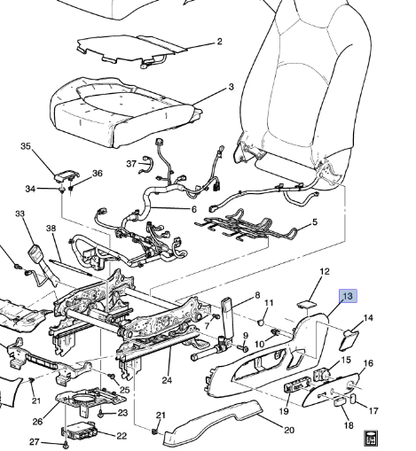 25941790 - Body: Outer Finish Panel for GM Image