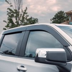 19417402 - Exterior: Low-Profile Door Window Weather Deflectors for Chevrolet: Silverado 1500, Silverado 1500 LTD | GMC: Sierra 1500, Sierra 1500 Limited Image