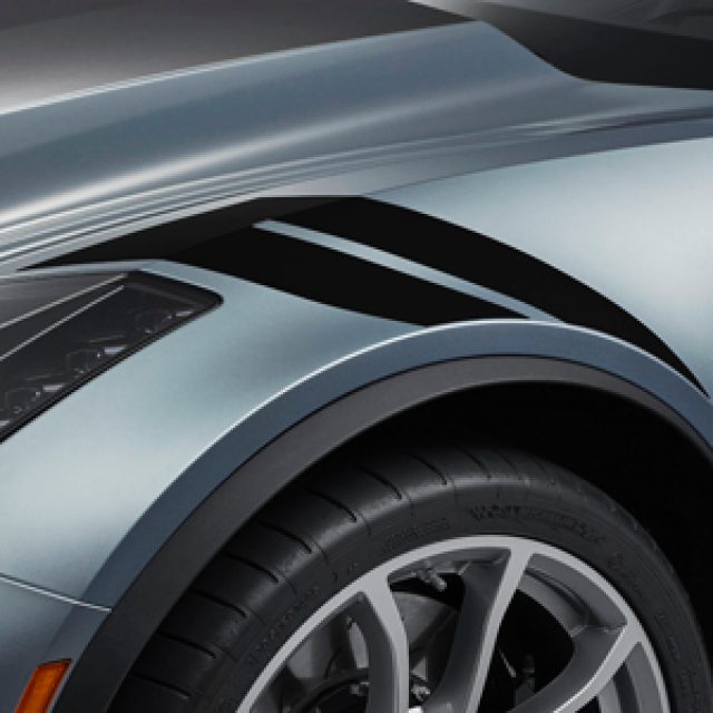 23507123 - : Fender Hash Mark Decal Package (Carbon Flash) for GM Image