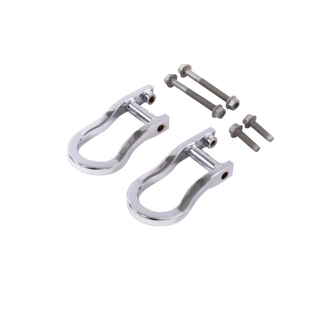 84072462 - Towing: Front Recovery Tow Hooks in Chrome for Chevrolet: Silverado 1500, Silverado 1500 Classic, Silverado 1500 HD, Silverado 1500 HD Classic, Silverado 1500 LD, Silverado 2500, Silverado 2500 HD, Silverado 2500 HD Classic, Silverado 3500, Silverado 3500 Classic, Silverado 3500 HD | GMC: Sierra 1500, Sierra 1500 Classic, Sierra 1500 HD, Sierra 1500 HD Classic, Sierra 1500 Limited, Sierra 2500, Sierra 2500 HD, Sierra 2500 HD Classic, Sierra 3500, Sierra 3500 Classic, Sierra 3500 HD Image