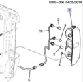 84916712 - : Passenger Side Tail Lamp Assembly for GM Image
