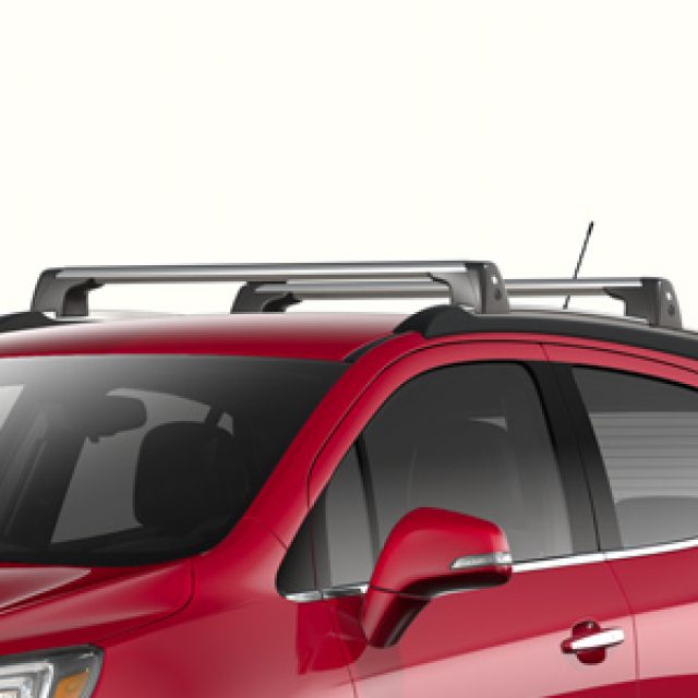 95417408 - : Removable Roof Rack Cross Rails in Brushed Aluminum for GM Image