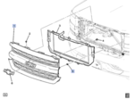 84046161 - Body: Grille for GM Image