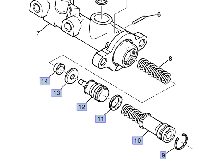 18022002 - Brakes: Overhaul Kit for Buick: Century, LaCrosse, LeSabre, Park Avenue, Regal, Rendezvous, Riviera, Terraza | Cadillac: CTS, DeVille, Eldorado, Seville, SRX, STS | Chevrolet: Impala, Monte Carlo, Uplander, Venture | Oldsmobile: 88, 98, Aurora, Intrigue, LSS, Regency, Silhouette | Pontiac: Aztek, Bonneville, Grand Prix, Montana | Saturn: Relay Image