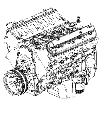 19210971 - Engine: Engine for Cadillac: Escalade, Escalade ESV, Escalade EXT | Chevrolet: Silverado 1500, Tahoe | GMC: Sierra 1500, Yukon, Yukon XL 1500 Image