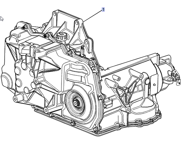 17044110 - Automatic Transmission: Trans-axle for Chevrolet: Cobalt, HHR | Pontiac: G5 | Saturn: Vue Image