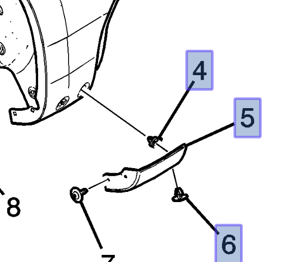 84621832 - Body: Protector for Chevrolet: Silverado 1500, Silverado 1500 LTD Image