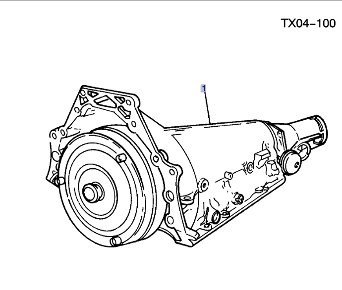 8688971 - : 4-Speed Automatic Transmission Assembly for GM Image