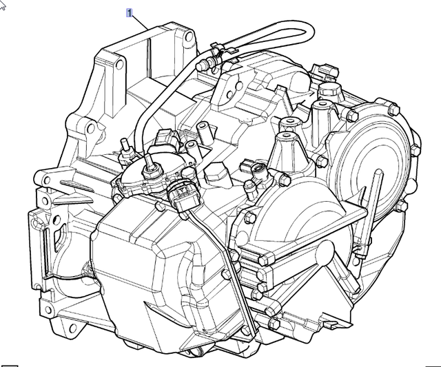 24242210 - Automatic Transmission: Trans-axle for Chevrolet: Equinox | Pontiac: Torrent Image