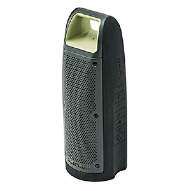 19368951 - Electronics: Bluetooth Waterproof Speaker, Bullfrog BF100 for Buick: Cascada, Enclave, Encore, Encore GX, Envision, Envista, LaCrosse, Regal, Regal Sportback, Regal TourX, Verano | Cadillac: ATS, CT4, CT5, CT6, CTS, ELR, Escalade, Escalade ESV, LYRIQ, SRX, XT4, XT5, XT6, XTS | Chevrolet: Blazer, Bolt EUV, Bolt EV, Camaro, Captiva Sport, City Express, Colorado, Cruze, Cruze Limited, Equinox, Express 1500, Express 2500, Express 3500, Express 4500, Impala, Malibu, Malibu Limited, Silverado 1500, Silverado 1500 LTD, Silverado 2500 HD, Silverado 3500 HD, Sonic, Spark, Spark EV, SS, Suburban, Suburban 1500, Suburban 3500 HD, Tahoe, Trailblazer, Traverse, Trax, Volt | GMC: Acadia, Acadia Limited, Canyon, Savana 1500, Savana 2500, Savana 3500, Savana 4500, Sierra 1500, Sierra 1500 Limited, Sierra 2500 HD, Sierra 3500 HD, Terrain, Yukon, Yukon XL, Yukon XL 1500 Image