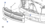 25825521 - Body: Grille for GM Image