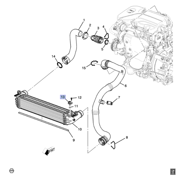 55573249 - : Manifold Absolute Pressure (MAP) Sensor for Buick: Cascada, Encore, Envision | Cadillac: ATS, CT4, CTS, XT5, XTS | Chevrolet: Colorado, Cruze, Equinox, Silverado 1500, Silverado 1500 LTD, Trax | GMC: Canyon, Sierra 1500, Sierra 1500 Limited, Terrain Image