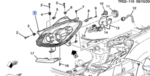 19370998 - : Driver Side Headlamp Kit for GM Image