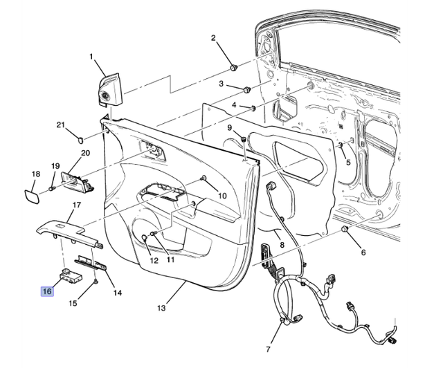 95188248 - Electrical: Door Window Switch for GM Image