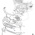 23243492 - : Front Bumper Impact Bar Skid Plate for GM Image