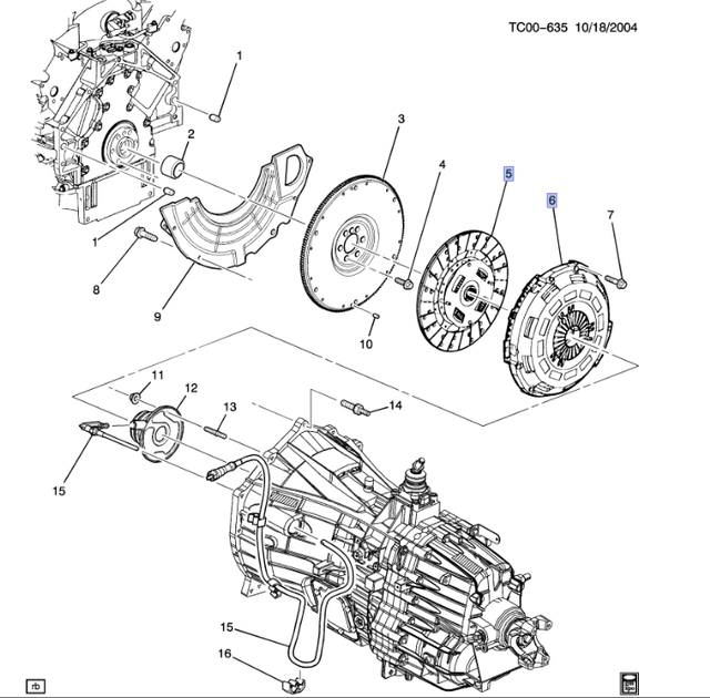 15061130 - Clutch: Pressure Plate for GM Image