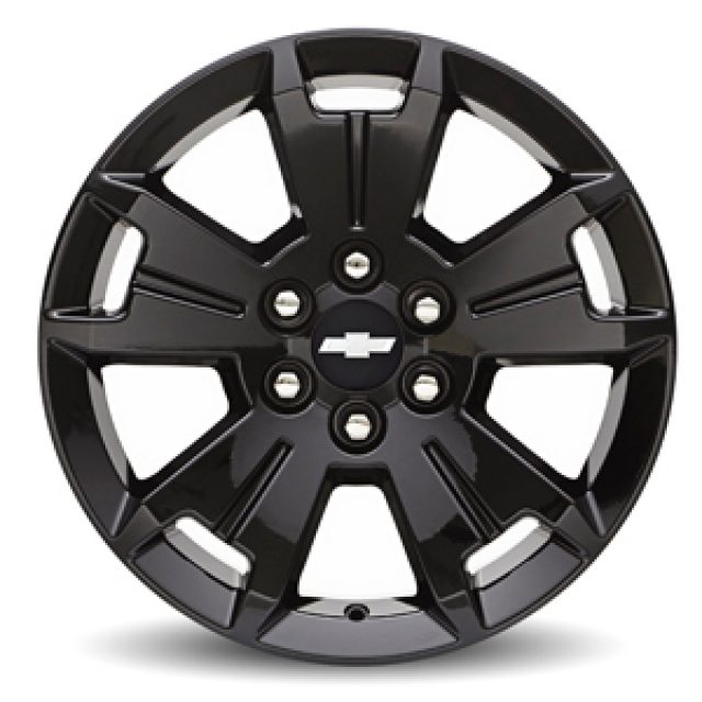 84537174 - : 17 Wheels, Black 5-Spoke for Chevrolet: Colorado | GMC: Canyon Image