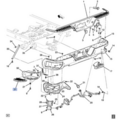 84227858 - Body: Pad for Chevrolet: Silverado 1500, Silverado 1500 LTD, Silverado 2500 HD, Silverado 3500 HD | GMC: Sierra 1500, Sierra 1500 Limited, Sierra 2500 HD, Sierra 3500 HD Image