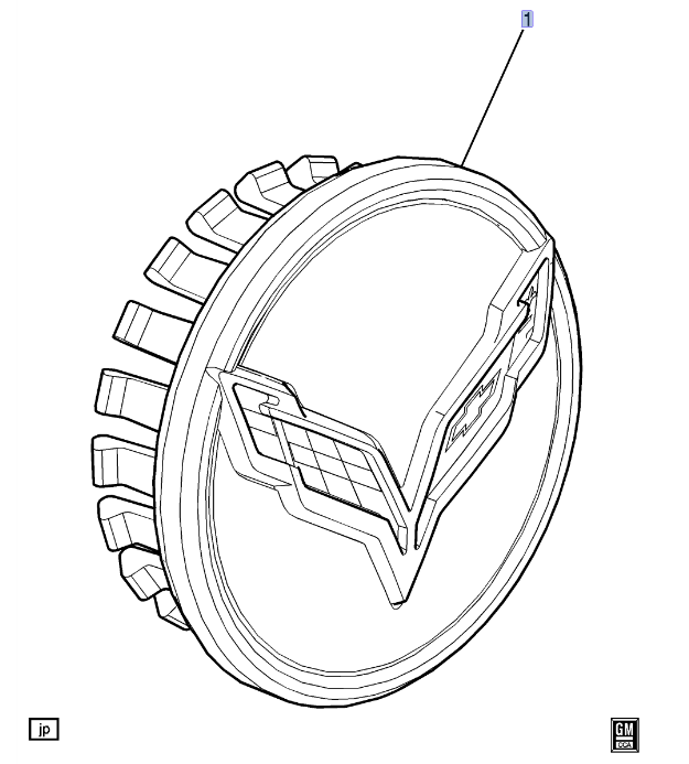 9597834 - Suspension: Center Cap for GM Image