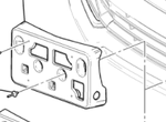 84450649 - : Front License Plate Bracket for GM Image