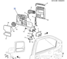 87864007 - : Mirror Assembly for GMC: Sierra 1500, Sierra 1500 Limited Image